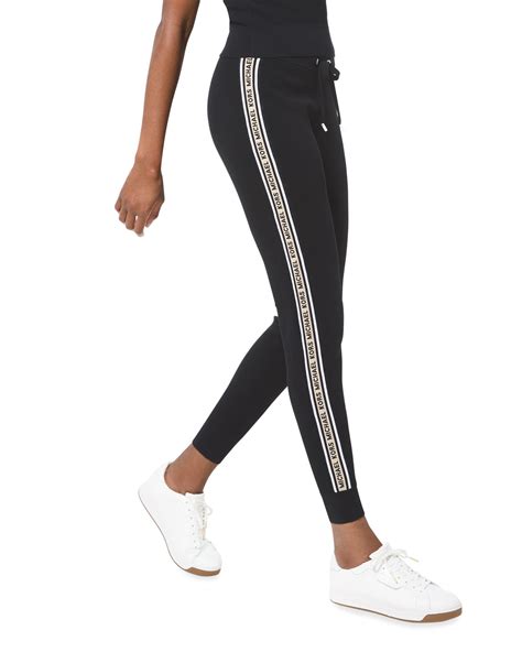 michael kors black joggers